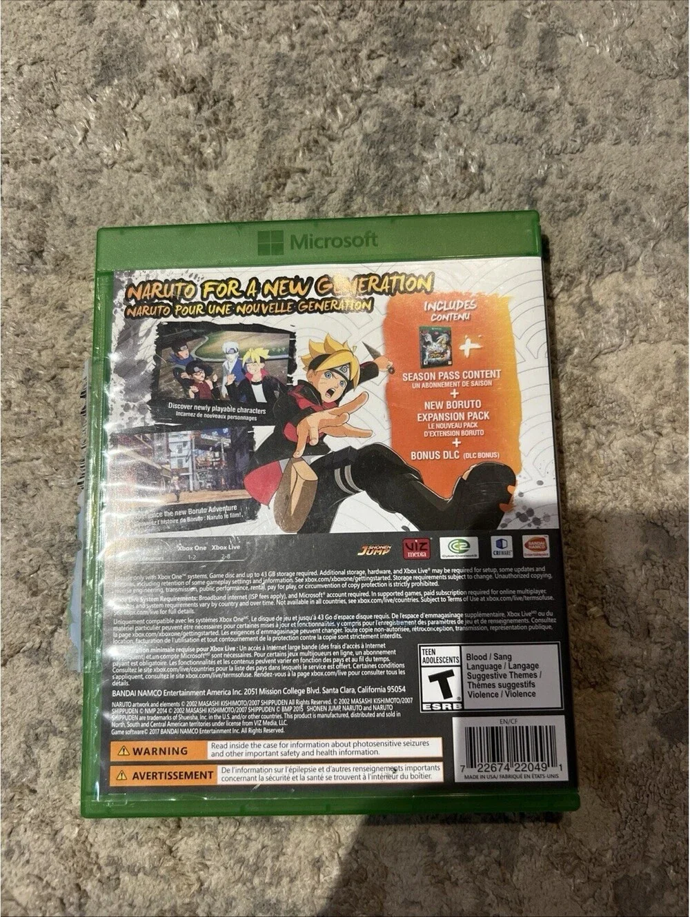 Naruto Shippuden Ultimate Ninja Storm 4 Road to Boruto - Xbox One